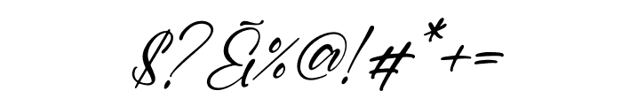 Amynda Ramond Italic Font OTHER CHARS