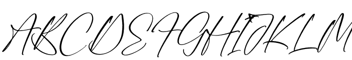 Amynha Italic Font UPPERCASE