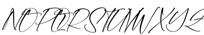 Amynha Italic Font UPPERCASE