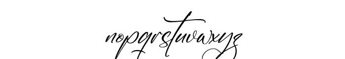 Amynha Italic Font LOWERCASE