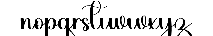 Anabel Christmas Font LOWERCASE