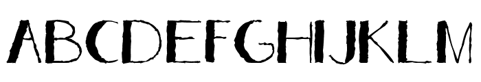Analeigh Rough Font UPPERCASE