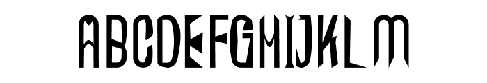 Anamifat Font UPPERCASE