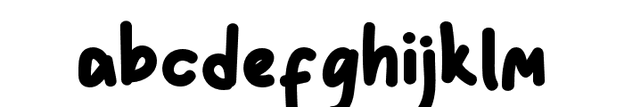 Ananas Jaune Regular Font LOWERCASE