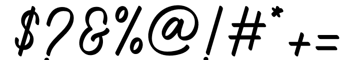 Anantha Signature Font OTHER CHARS