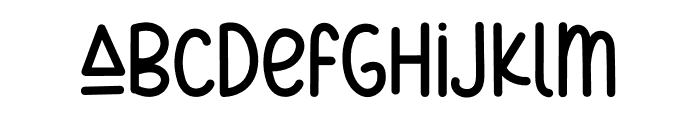 Anasic Font LOWERCASE