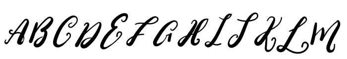 Anasoly Italic Font UPPERCASE