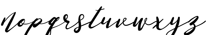 Anasoly Italic Font LOWERCASE