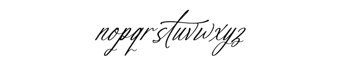 Anastasia Boutiques Italic Font LOWERCASE