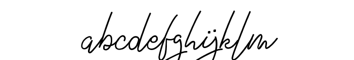 Anastasia Signatures Font LOWERCASE