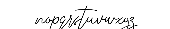 Anastasia Signatures Font LOWERCASE
