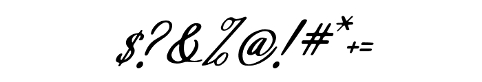 Anastasya Vella Italic Font OTHER CHARS