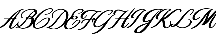 Anastasya Vella Italic Font UPPERCASE