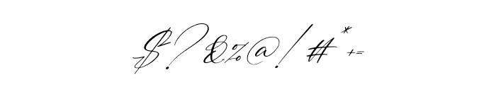 Anatasya Lenttera Italic Font OTHER CHARS