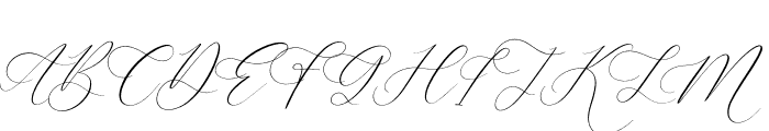 Anatasya Lenttera Italic Font UPPERCASE