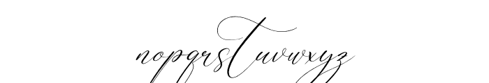 Anatasya Lenttera Italic Font LOWERCASE