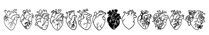 Anatomical Heart FONT