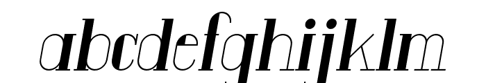 Anatta FilledItalic Font LOWERCASE