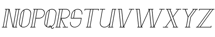 Anatta Italic Font UPPERCASE