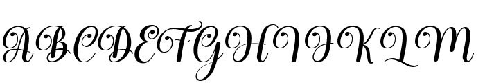 Anberta Italic Regular Font UPPERCASE