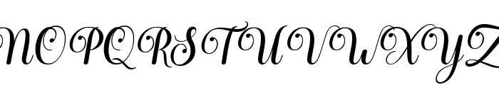 Anberta Italic Regular Font UPPERCASE