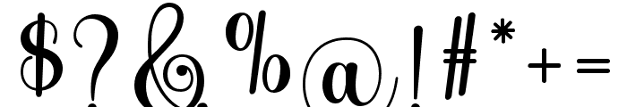 AnbertaBold-Regular Font OTHER CHARS