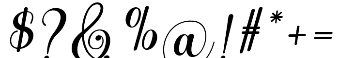 AnbertaItalic-Regular Font OTHER CHARS
