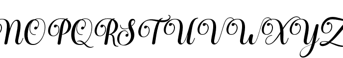 AnbertaItalic-Regular Font UPPERCASE