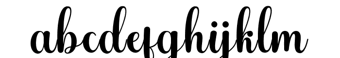 Anberta Font LOWERCASE