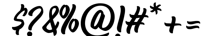 Anboug-Regular Font OTHER CHARS