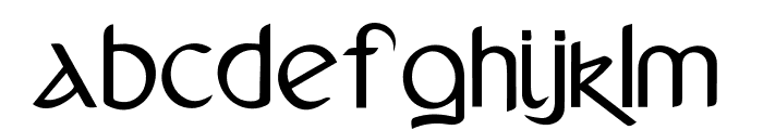 Anchor-Bold Font LOWERCASE
