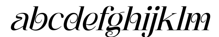 Anchora Italic Font LOWERCASE