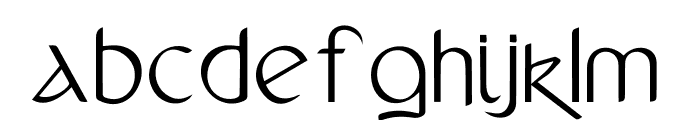 Anchor Font LOWERCASE