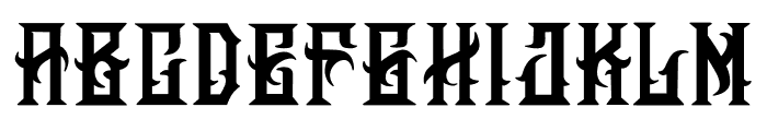 Ancient Blackletter Font UPPERCASE