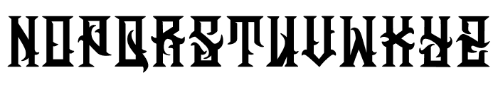 Ancient Blackletter Font UPPERCASE