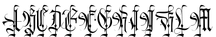 Ancient Funeral Regular Font UPPERCASE