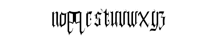 Ancient Funeral Regular Font LOWERCASE