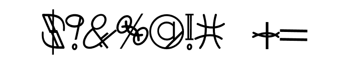 Ancient Ink Font OTHER CHARS