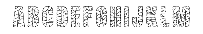 Ancient Mummies Font UPPERCASE