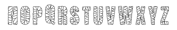 Ancient Mummies Font UPPERCASE