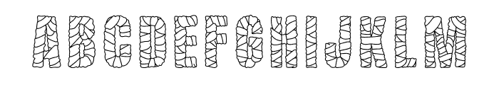 Ancient Mummies Font LOWERCASE