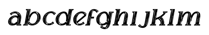 Ancient Rome Italic Font LOWERCASE