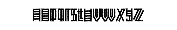 Ancient Totem Two Texture Font LOWERCASE
