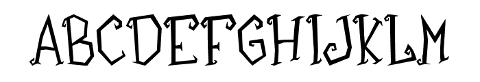 Ancient Witchem Regular Font UPPERCASE