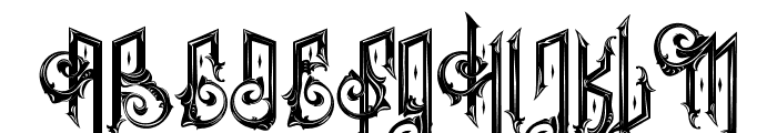Ancient sword Font UPPERCASE