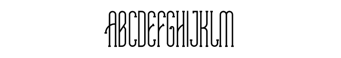 Andaline Font UPPERCASE