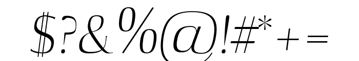 Andalos Regular Font OTHER CHARS
