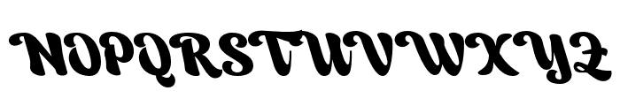 Andalush Font UPPERCASE