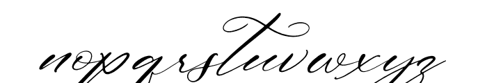 Andalusia Felistica Italic Font LOWERCASE