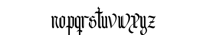 Andalusia Regular Font LOWERCASE